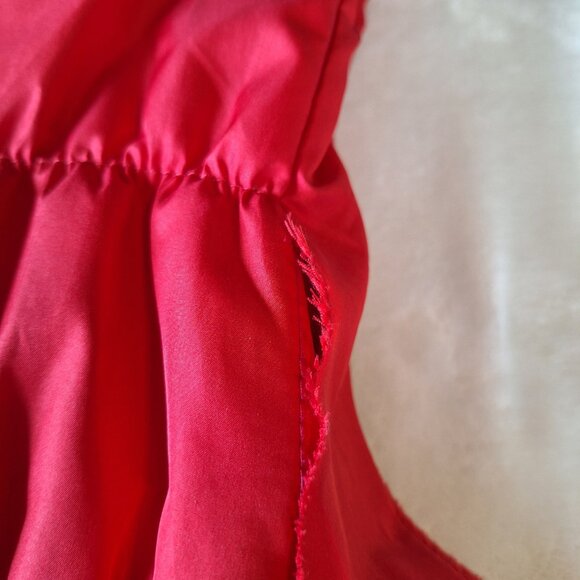 Climate Concepts Plus Size 4X Red  Fleece Lined Zip Puffer Vest Hiking Outdoor - Picture 10 of 10